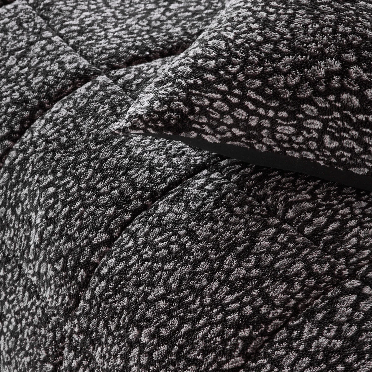 Zelesta Special Teddy Panther Bettdecke - Anthrazit - Image 9