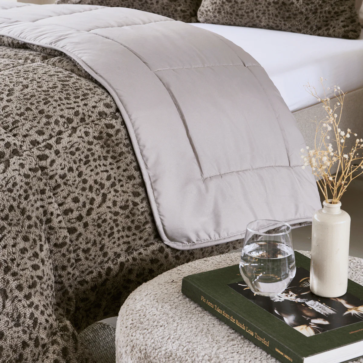 Zelesta Special Teddy Panther Bettdecke - Taupe - Image 3
