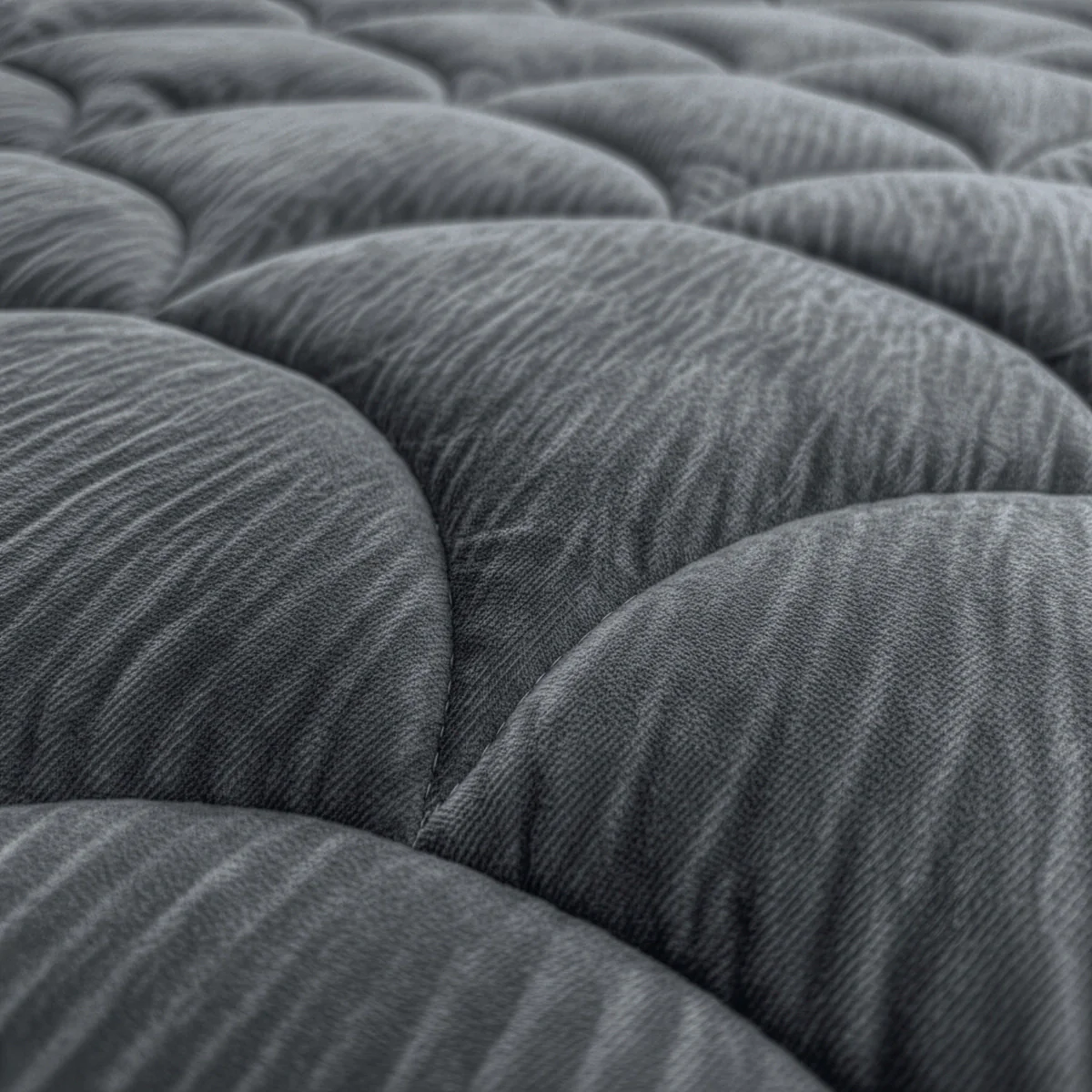 Zelesta Special Velvet Chique Bettdecke - Anthracite - Image 3