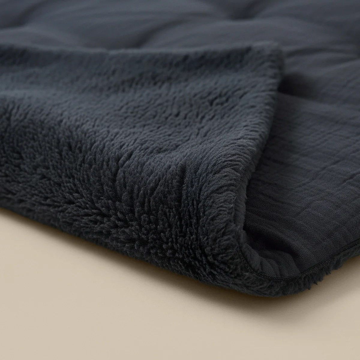 Zelesta Teddy Baumwolle Musselin - Anthracite - Image 8