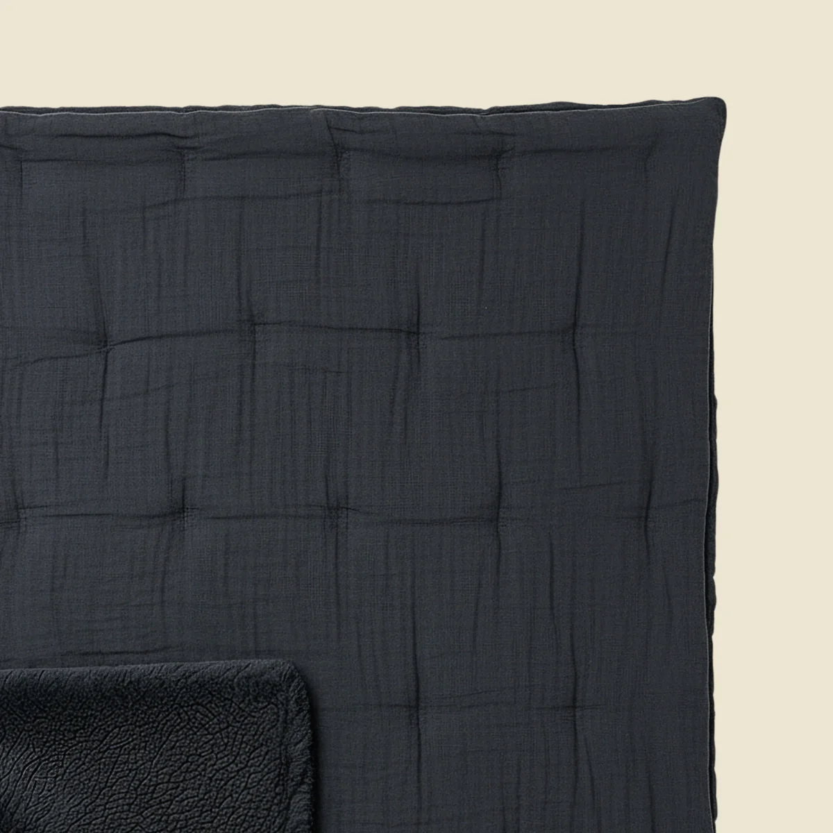 Zelesta Teddy Baumwolle Musselin - Anthracite - Image 9