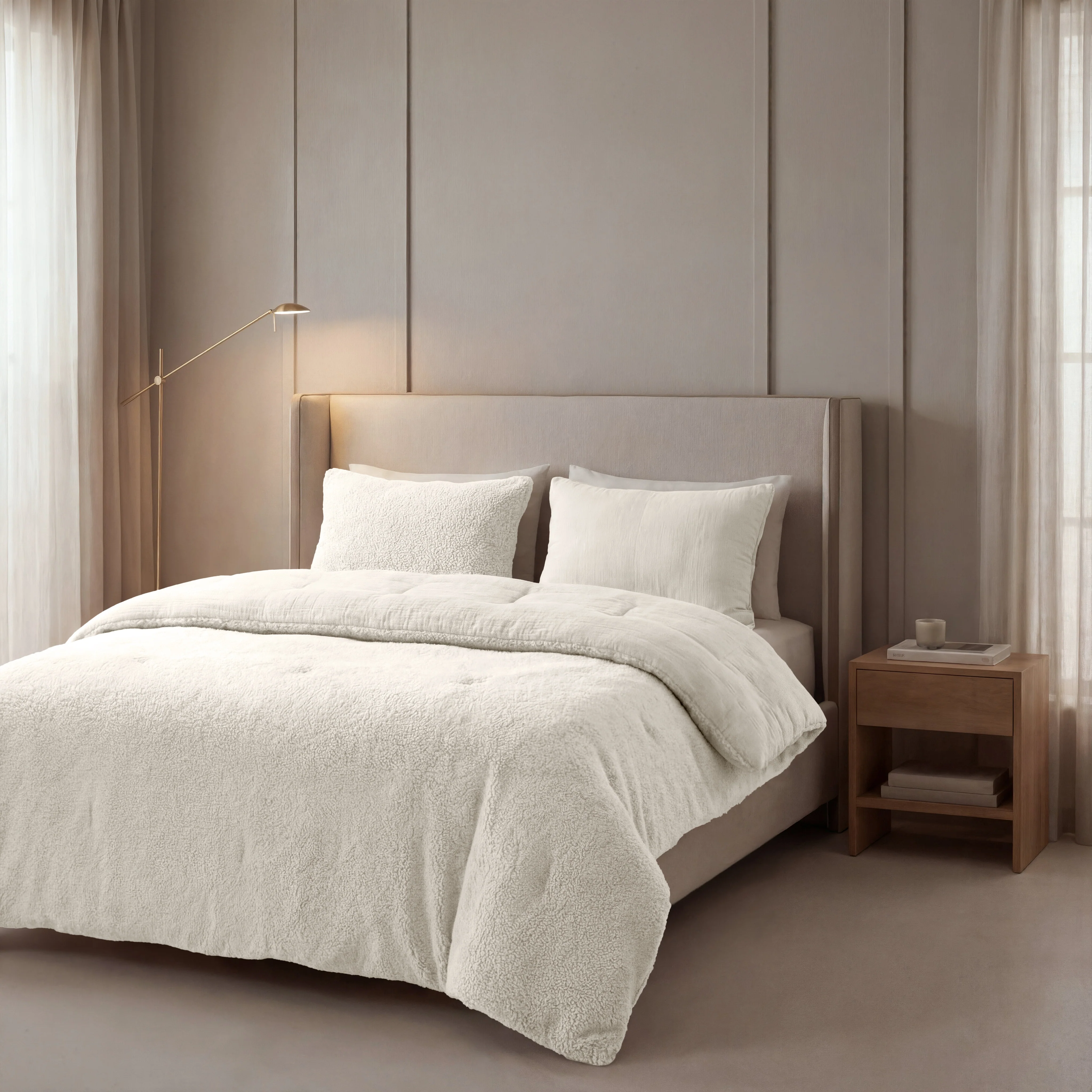 Zelesta Teddy Baumwolle Musselin - Beige - Image 3