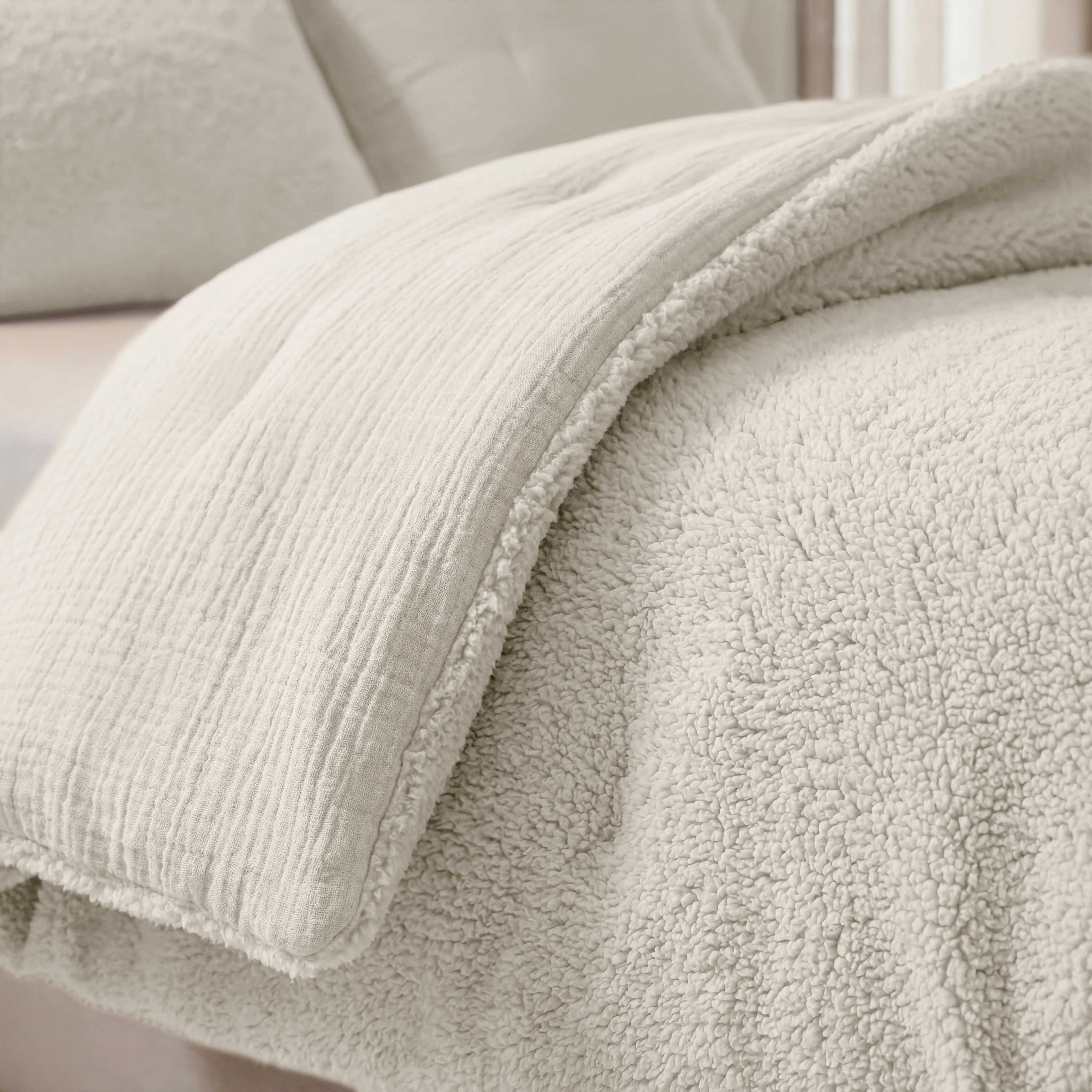 Zelesta Teddy Baumwolle Musselin - Beige - Image 4