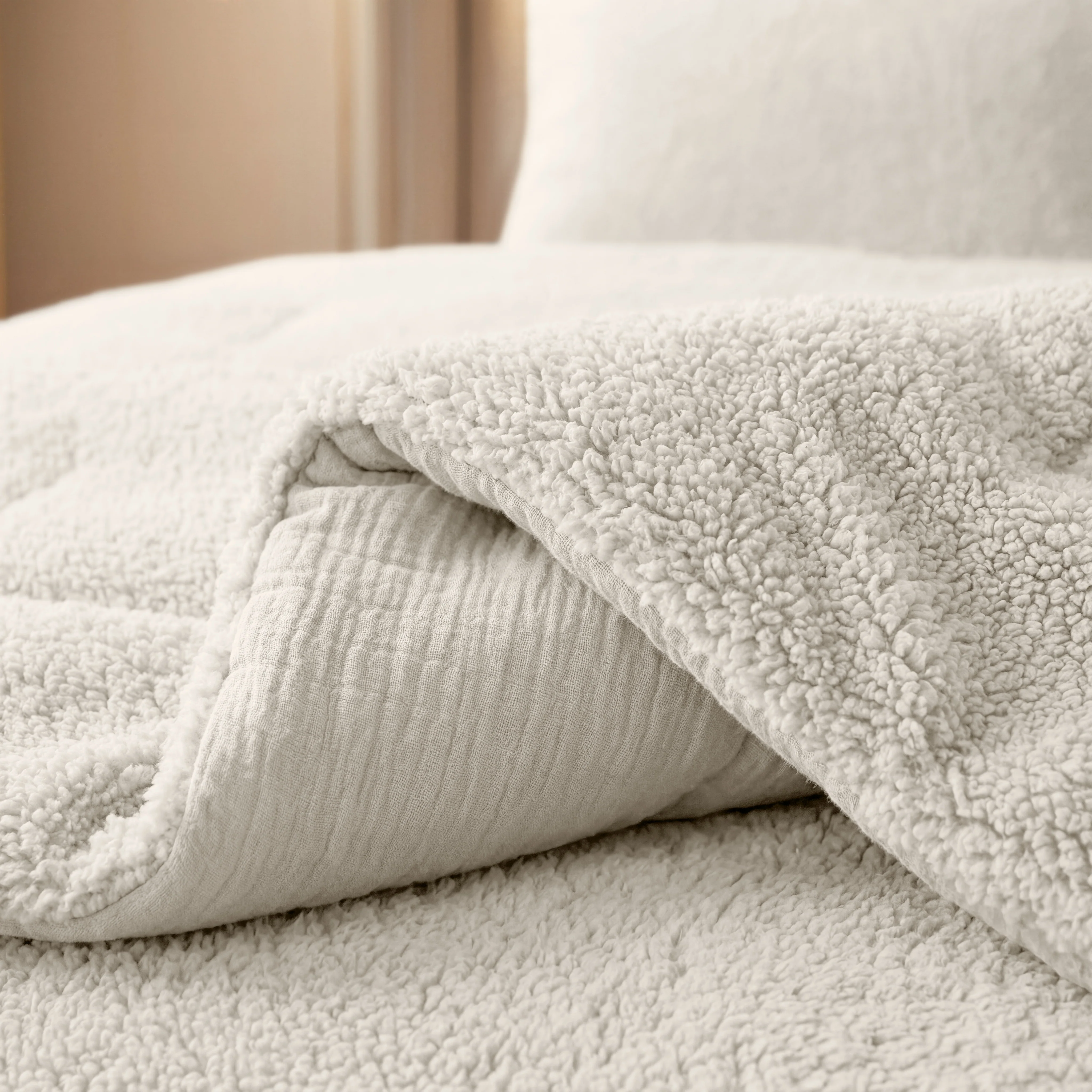 Zelesta Teddy Baumwolle Musselin - Beige - Image 5