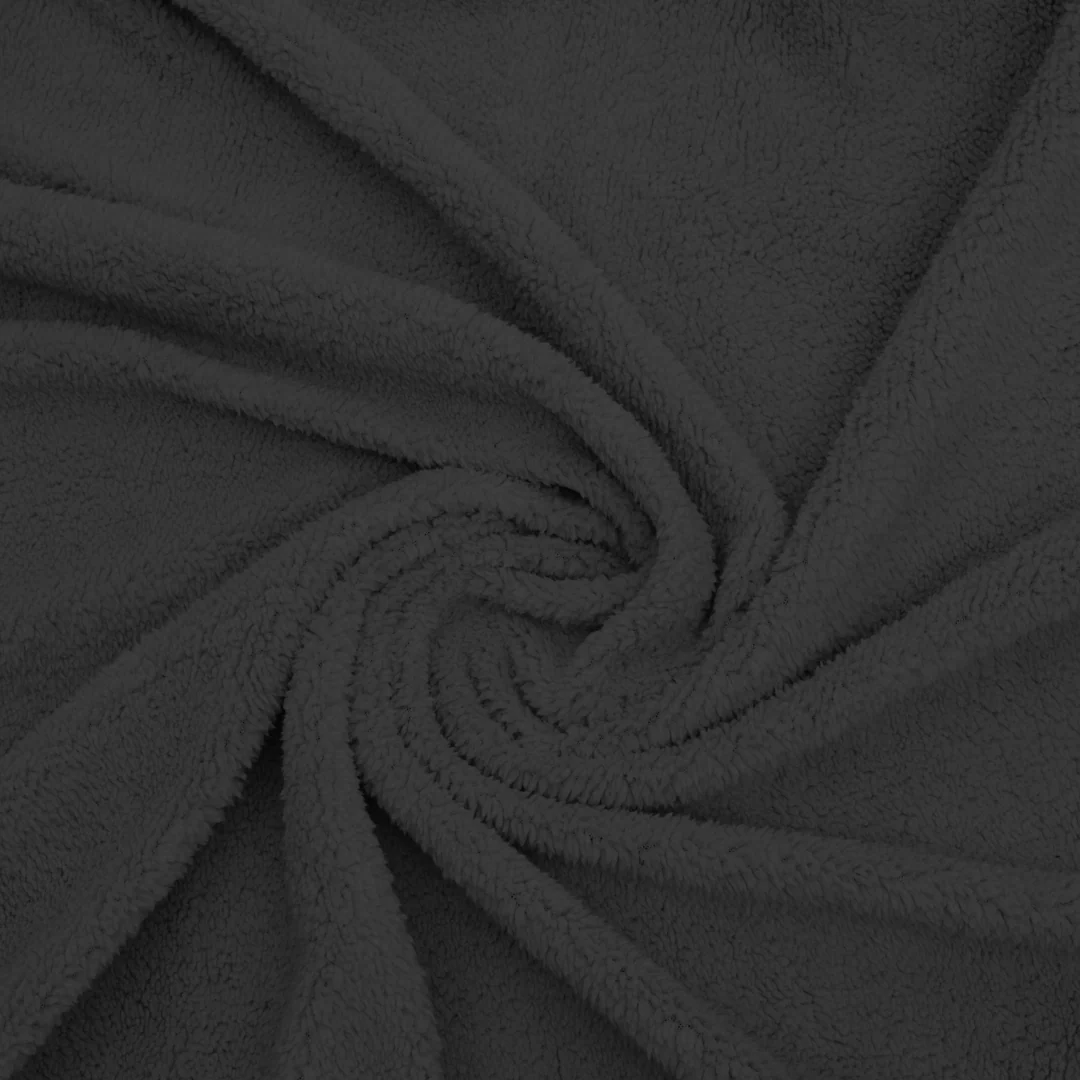 Zelesta Teddy Kissenbezüge Set von 2 - Anthrazit - Image 4