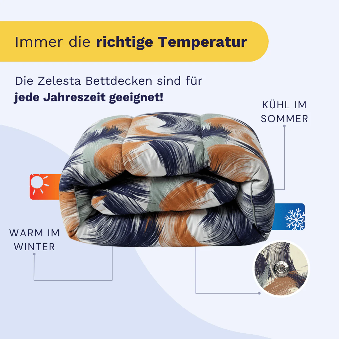 Zelesta Wonderbed 4 Seasons Double - Urban Brush - Image 4