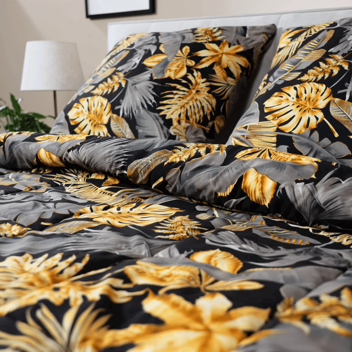 Zelesta Comfort Design Bettdecke - Goldene Blätter - Image 10