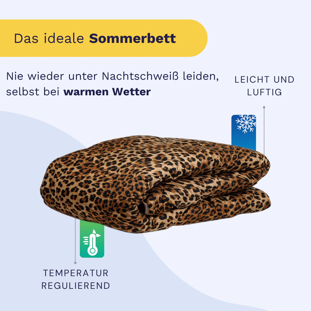 Zelesta Comfort Design Sommerbettdecke - Jaguar Skin - Image 5