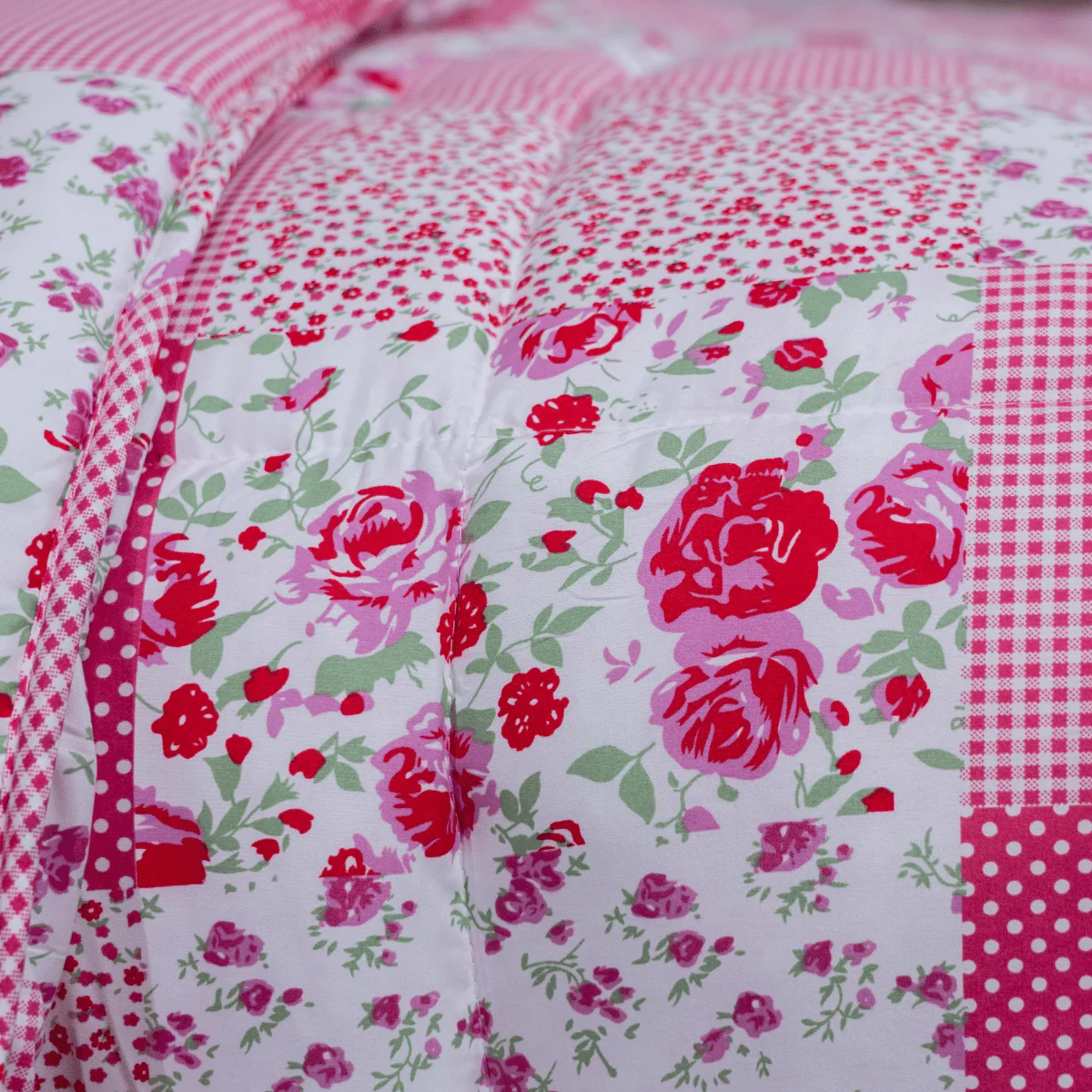 Zelesta Comfort Design Sommerbettdecke - Patchwork pink - Image 14