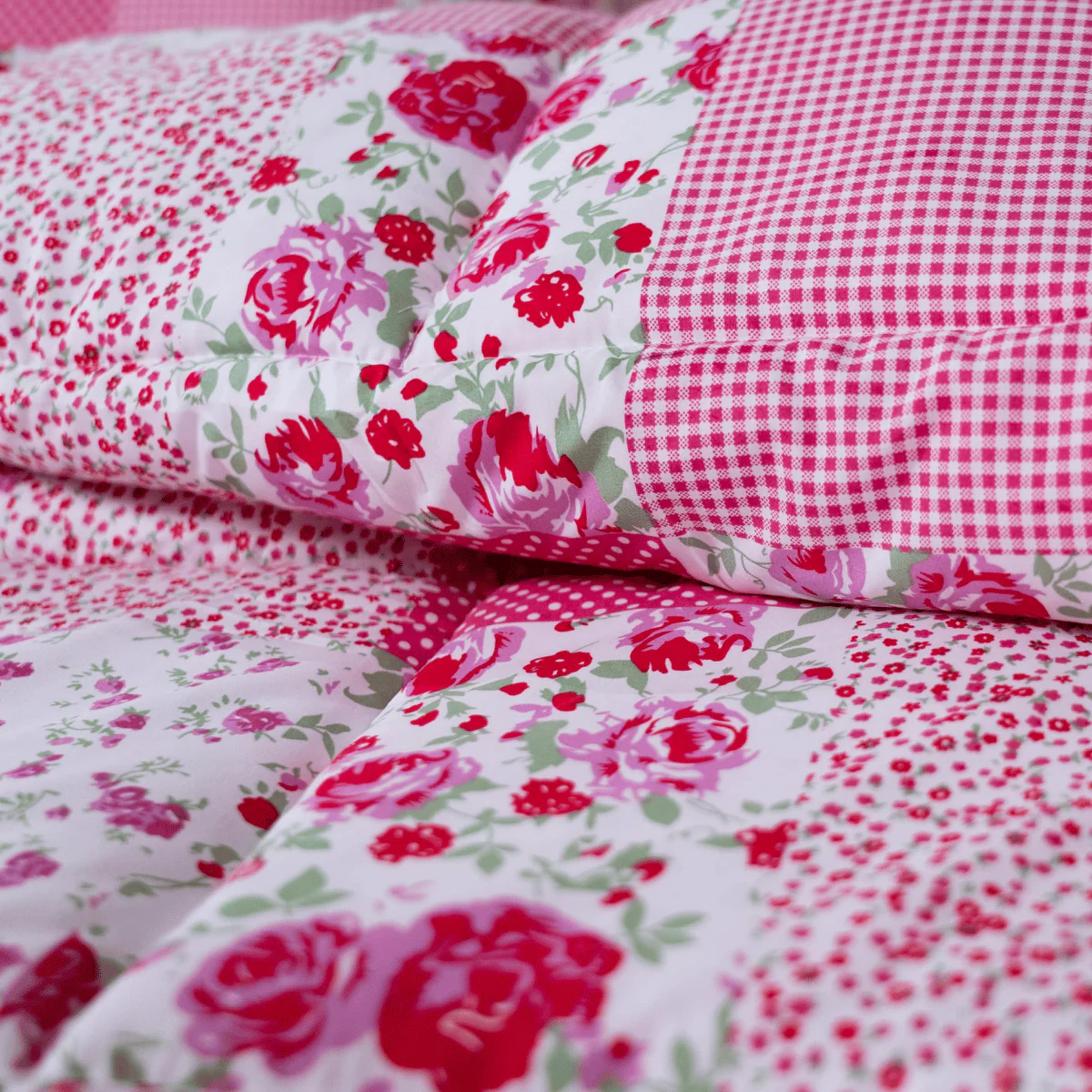 Zelesta Comfort Design Sommerbettdecke - Patchwork pink - Image 15