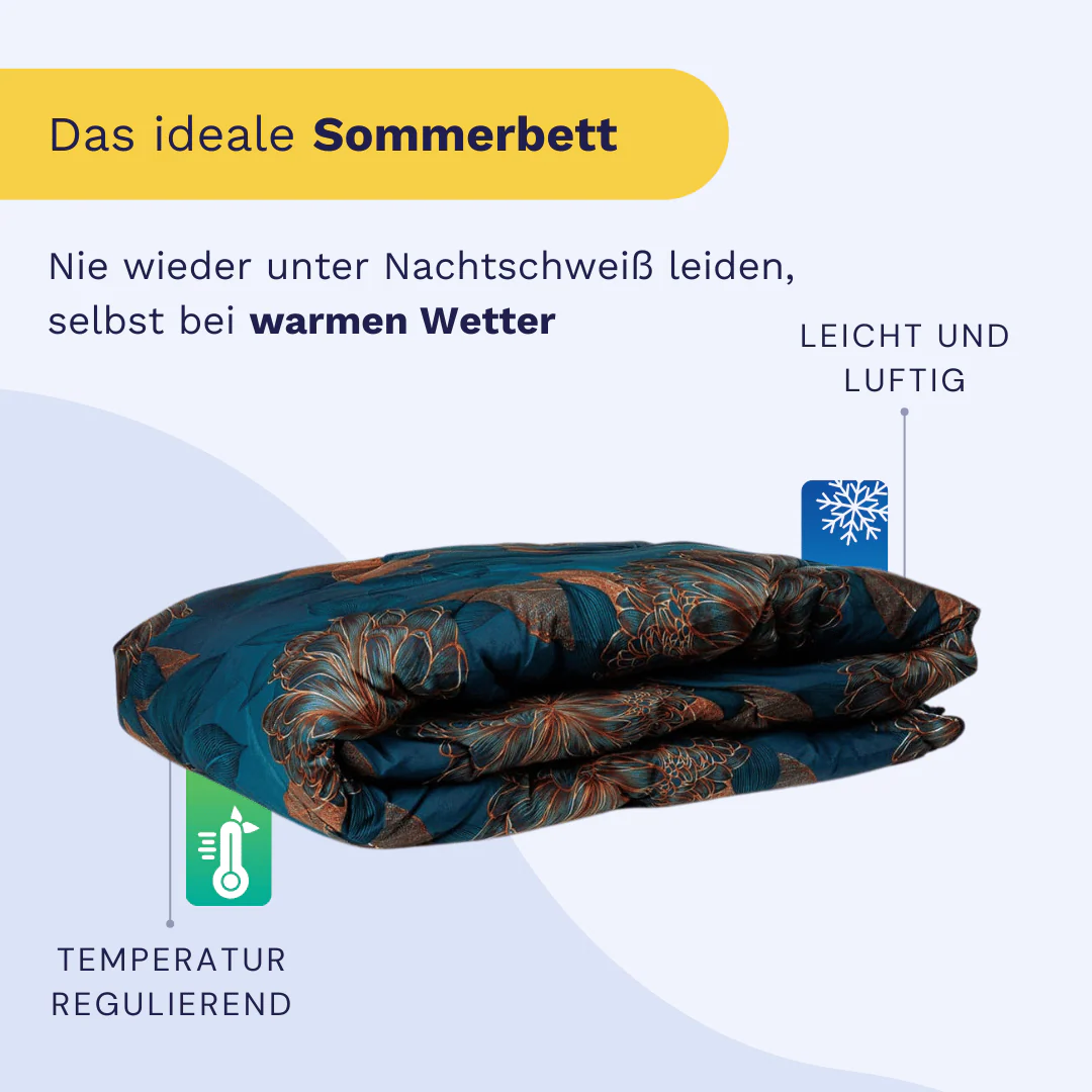 Zelesta Comfort Design Sommerbettdecke - Royal Flowers - Image 5