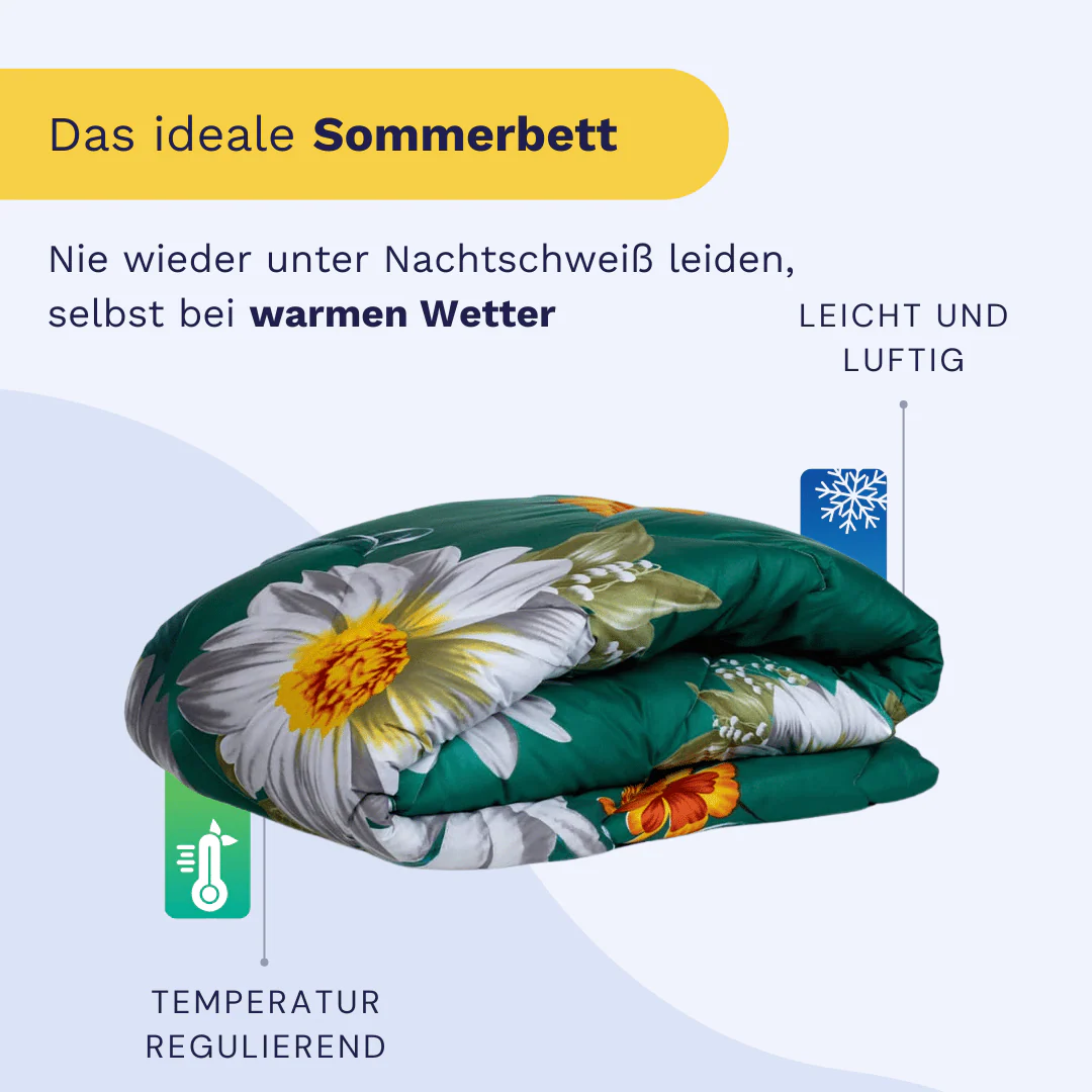 Zelesta Comfort Design Sommerbettdecke - Spring Flowers - Image 5